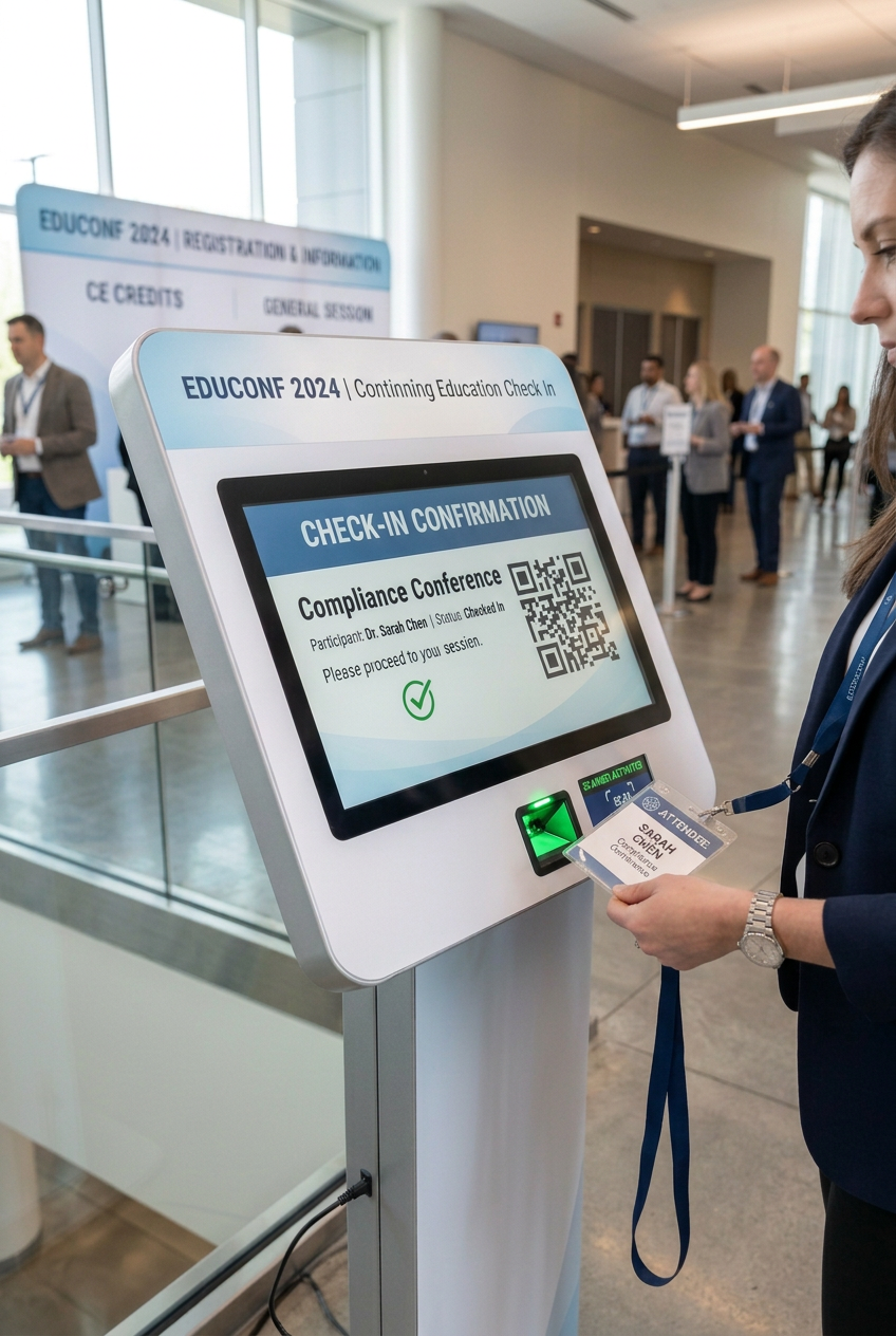 Compliance Conference: CE Check-In Station Sponsor