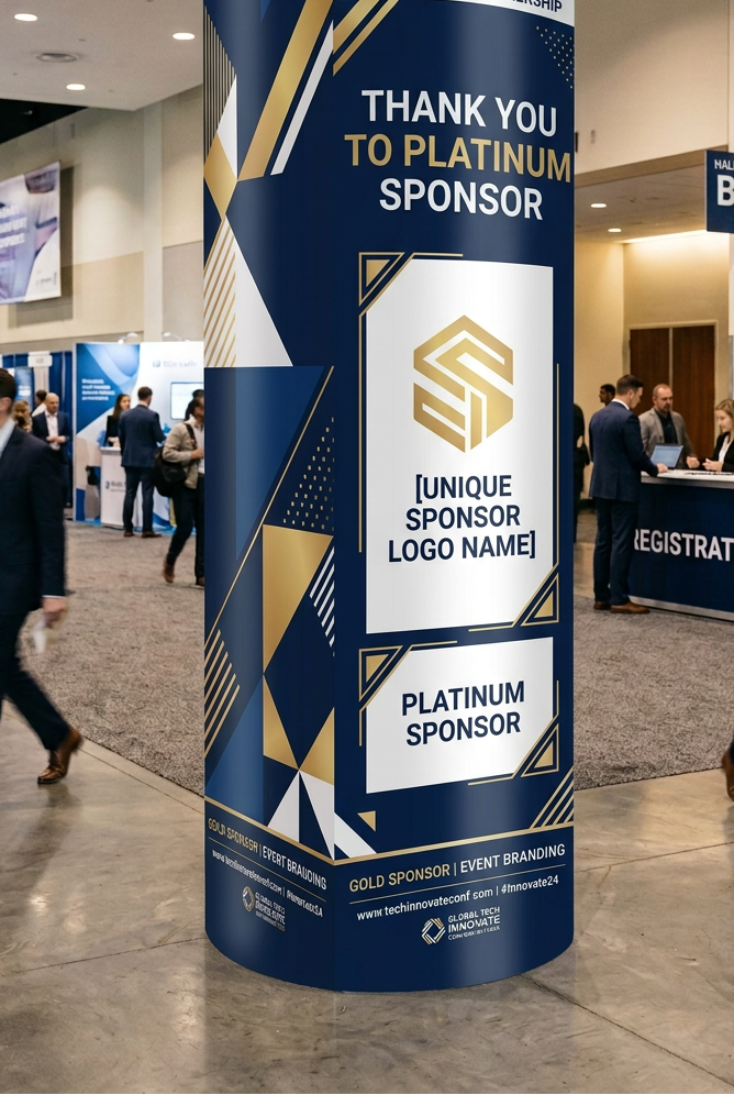 Compliance Conference: Column Wrap Branding